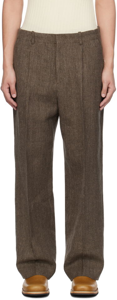 Nohavice OUR LEGACY Our Legacy Borrowed Chino Trousers Hnedá | M2254BTC, 0