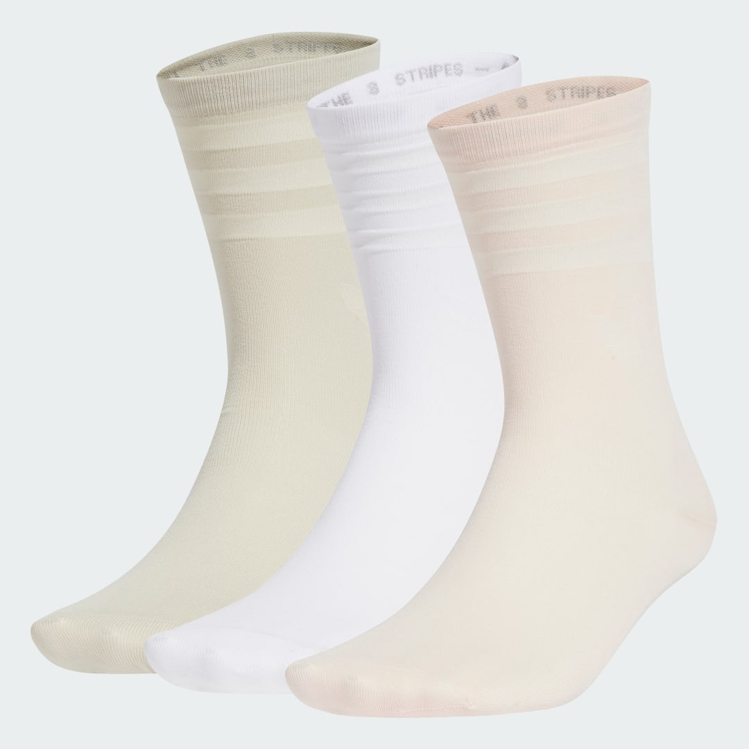 Ponožky adidas Performance Mid-Cut Crew Socks (3 Pairs) Biela | JJ4305, 1