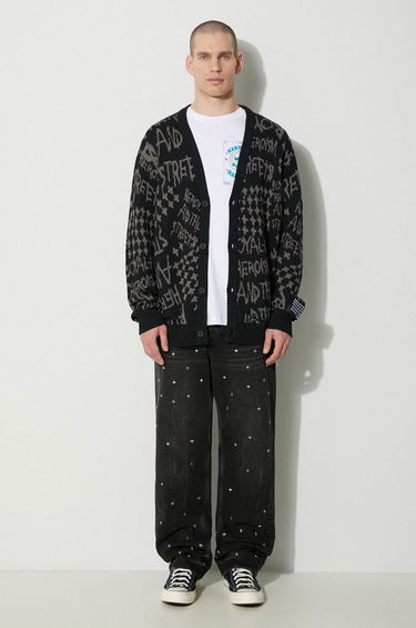 Sveter Ksubi Cardigan Heroism Čierna | MPS24KW005, 1