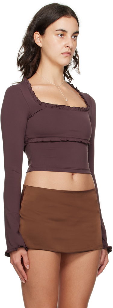 Tričko GUIZIO Guizio Fleur Long Sleeve Top Fialová | F23104K006, 1