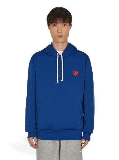 Mikina Comme des Garçons Heart Patch Hoodie Navy | P1T174 2