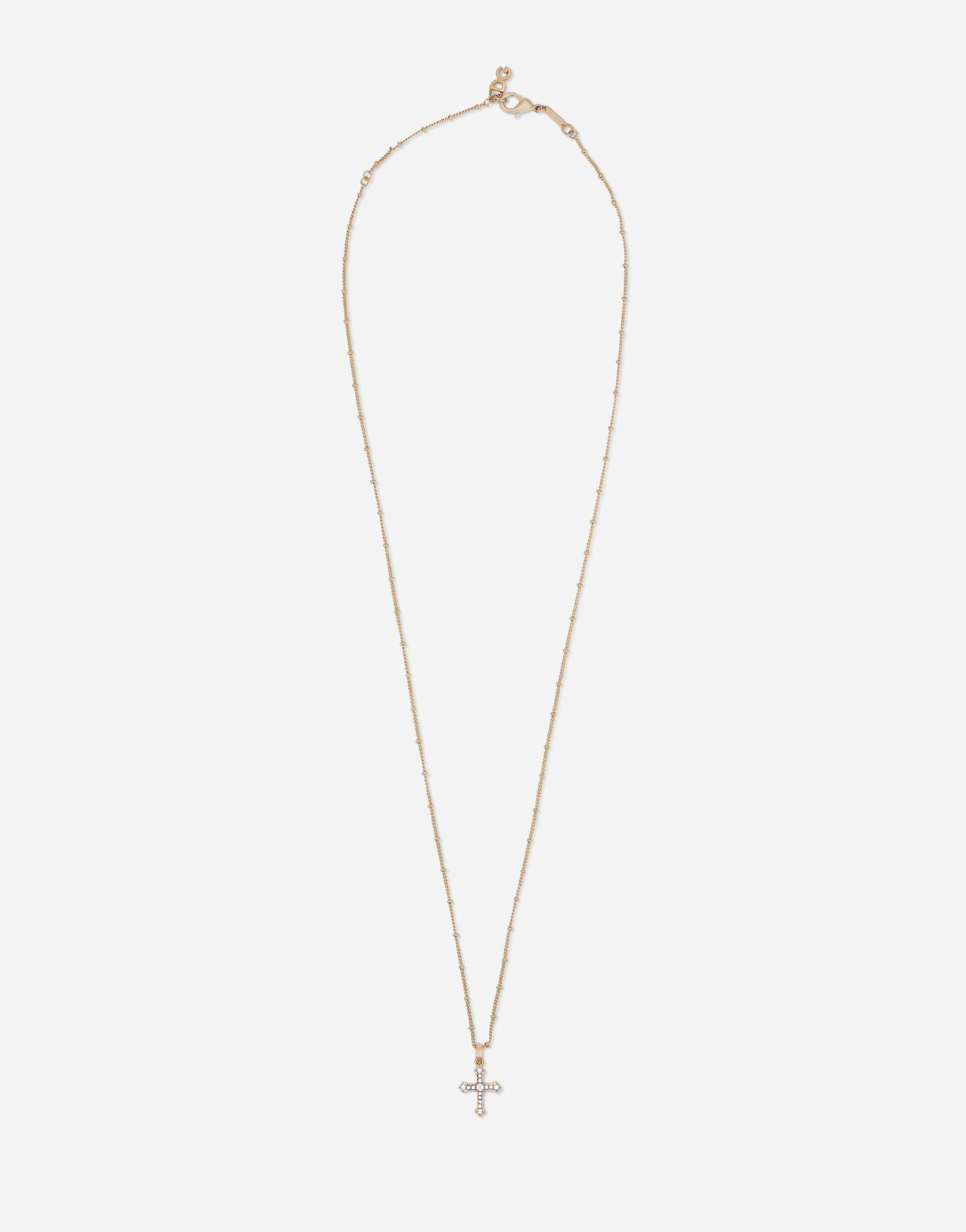 Náhrdelník Dolce & Gabbana Gold Metal Cross Pendant Necklace Metalická | WNN7S1W1111ZOO00, 0