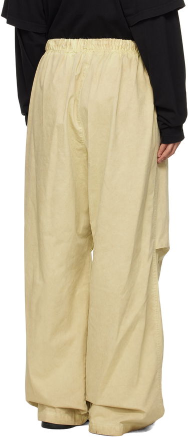 Tepláky We11done We11done Tucked Wide Leg Trousers Žltá | WD-PT3-24-262-U-GR, 2