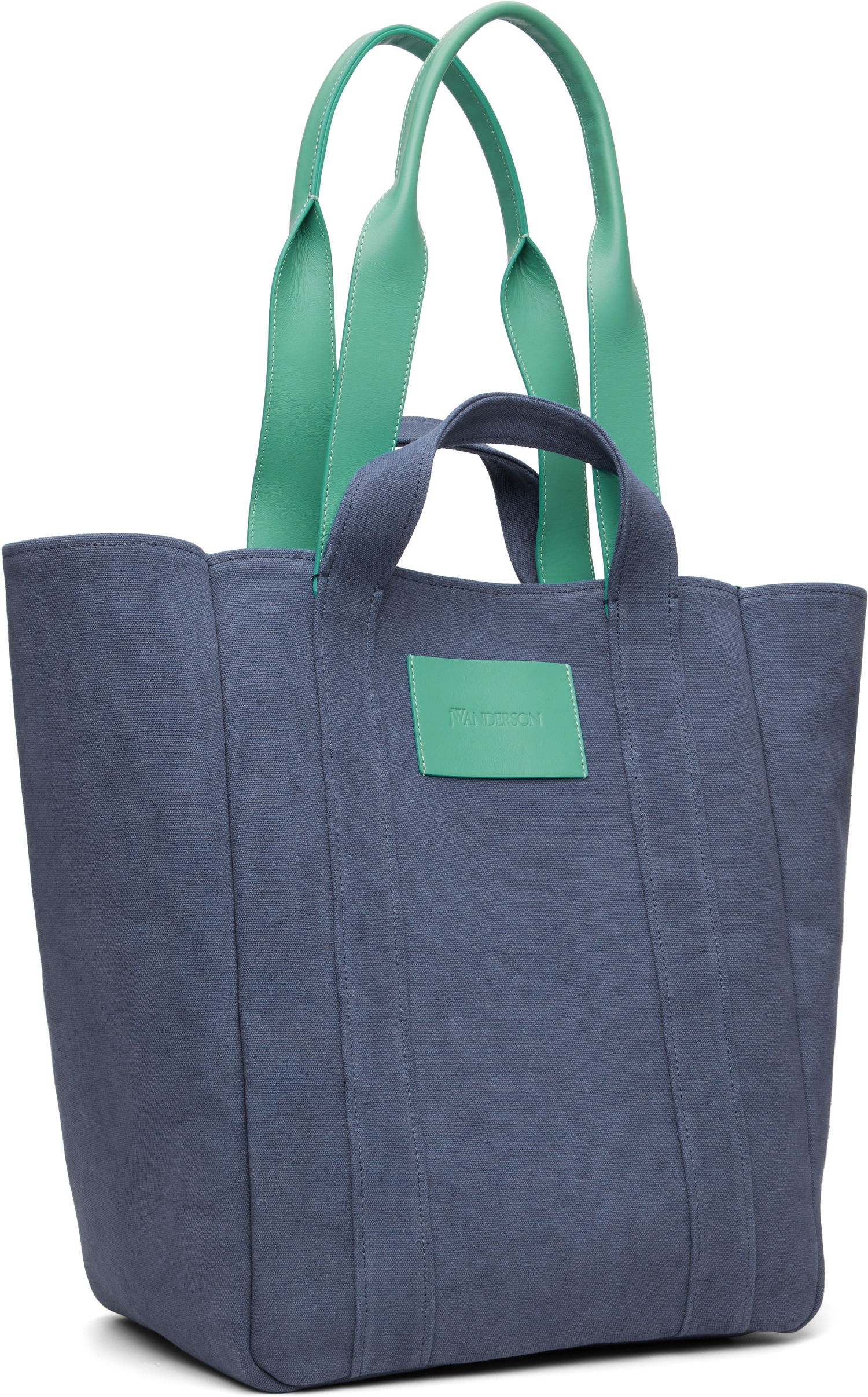 Tote bag JW Anderson Fabric Cabas Tote Modrá | HB0743-FA0467, 1