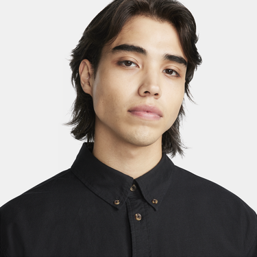 Košeľa Nike Life Long-Sleeve Oxford Button-Down Shirt Čierna | FN3125-010, 2