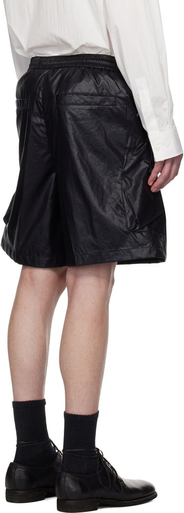 Šortky Solid Homme Solid Homme Coated Shorts Čierna | S251PT93, 2