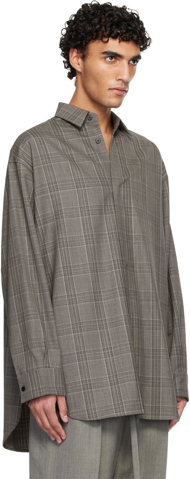 Košeľa Fear of God Fear of God Wool Relaxed Classic Plaid Shirt Šedá | FG25FW60-603HWH-293, 1