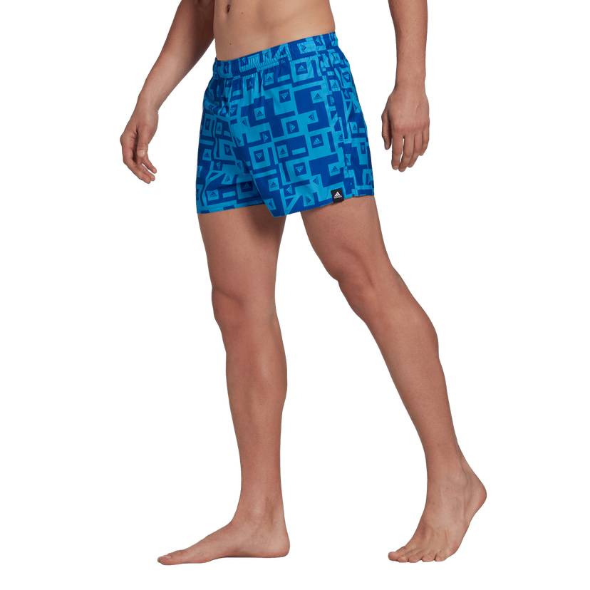 Plavky adidas Originals Printed Swim Shorts Modrá | HH9487