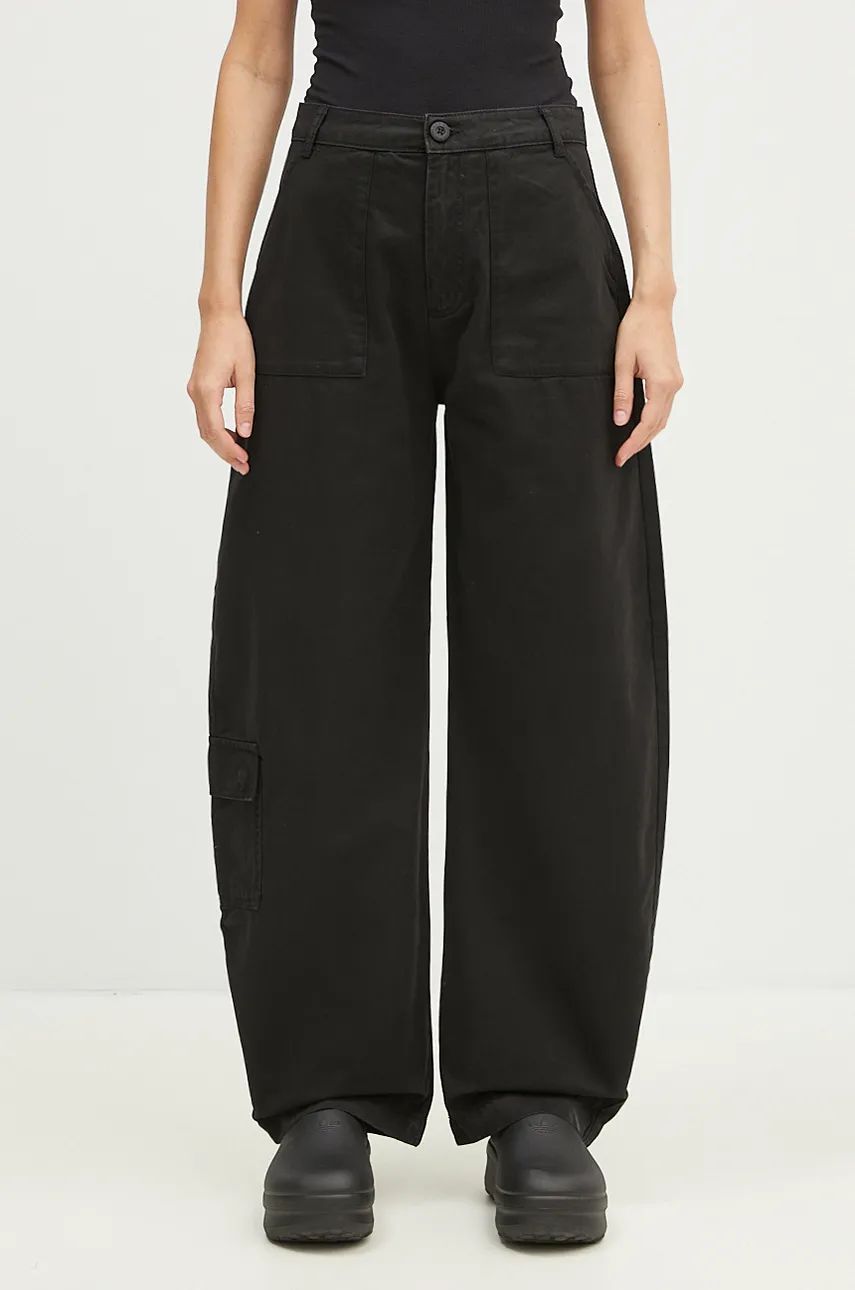 Cargo nohavice Alpha Industries Field High Waist Cargo Pants Čierna | 148021, 0