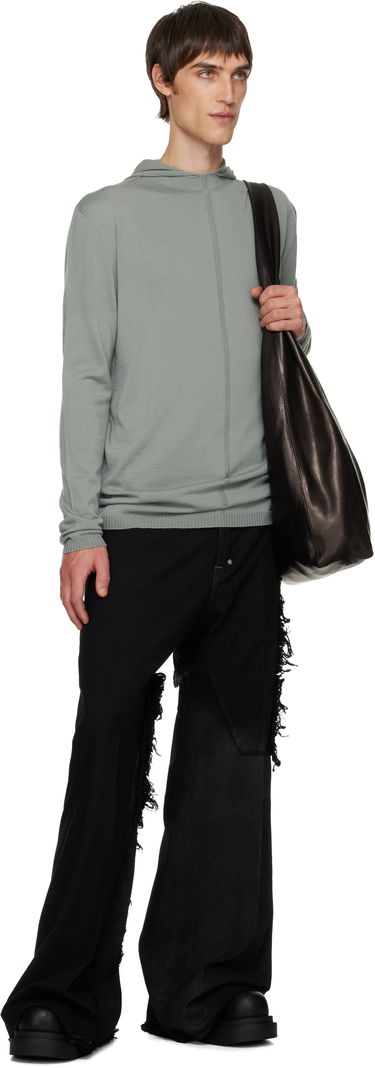 Džínsy Rick Owens Concordians Joris Wide-Leg Distressed Jeans Čierna | RR02E1308 BBCL, 3