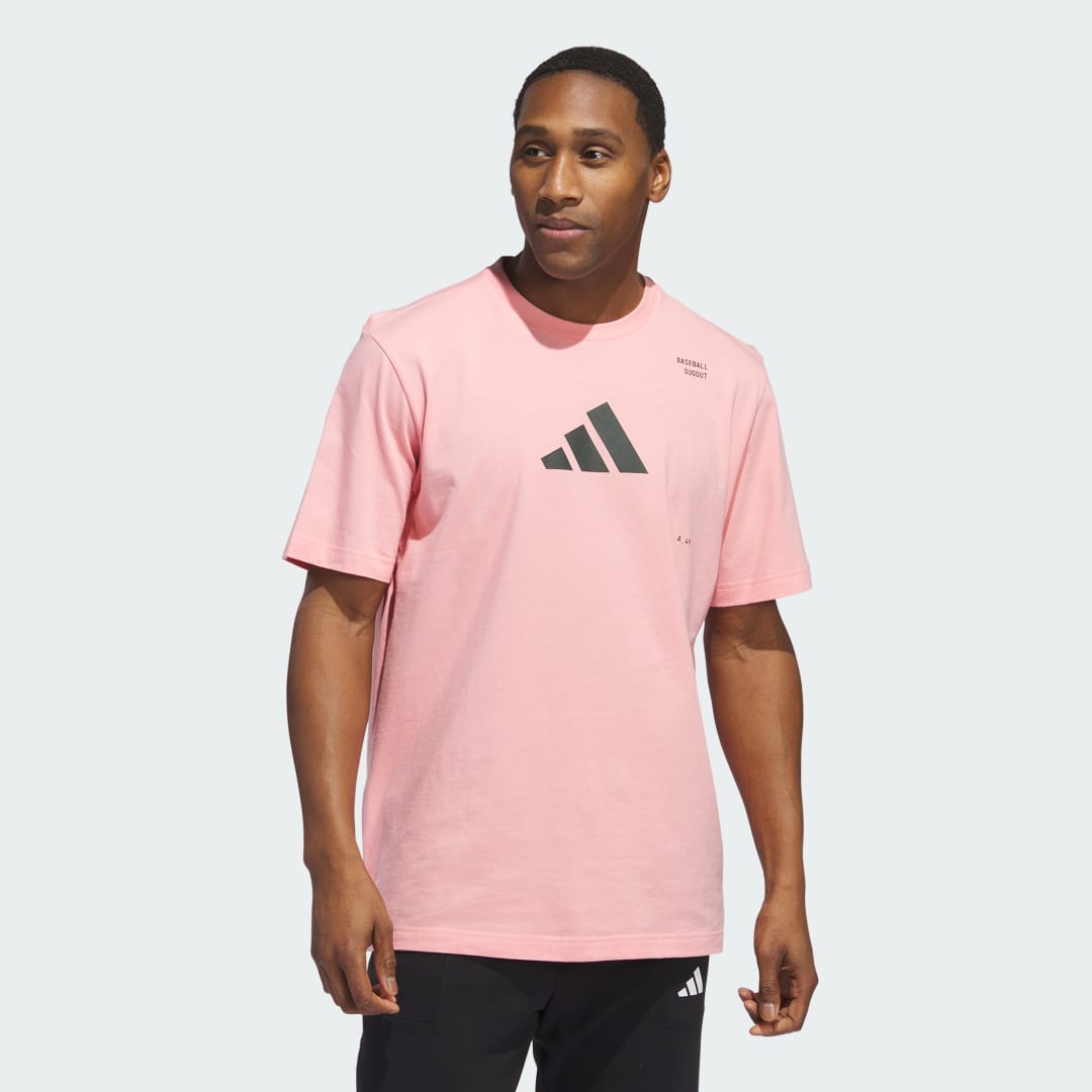 Tričko adidas Performance Baseball Graphic Ružová | IY5525, 0