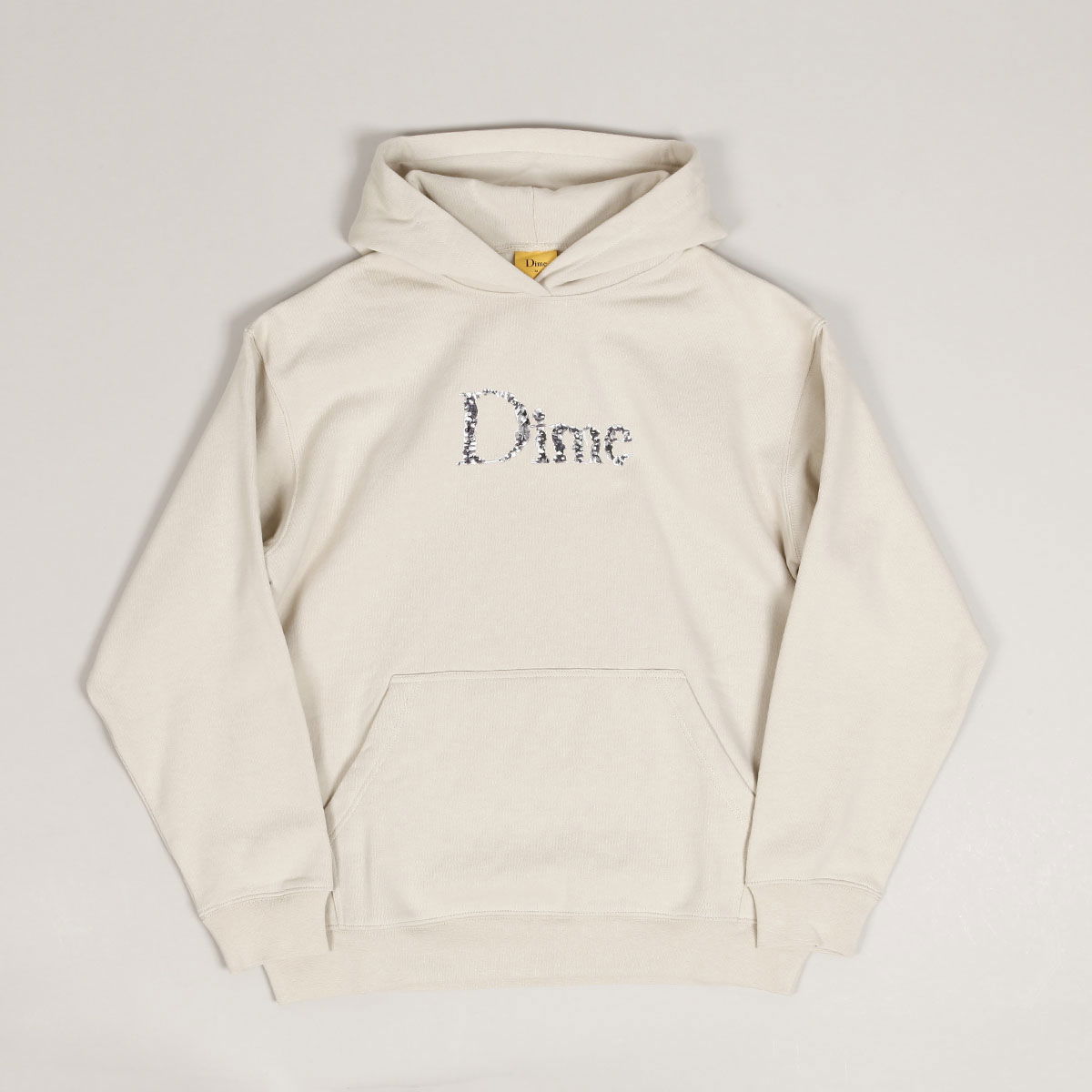 Mikina Dime Classic Skull Hoodie Béžová | dimesp2410fog, 0