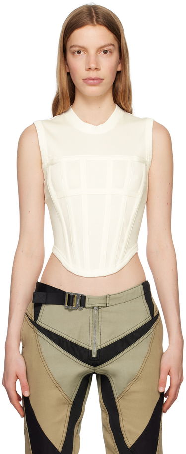 Tielko Dion Lee Corset Tank Top Biela | C3094R23, 0
