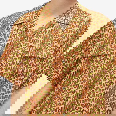 Košeľa Human Made Vacation Leopard Shirt Žltá | HM27SH021-Y, 5