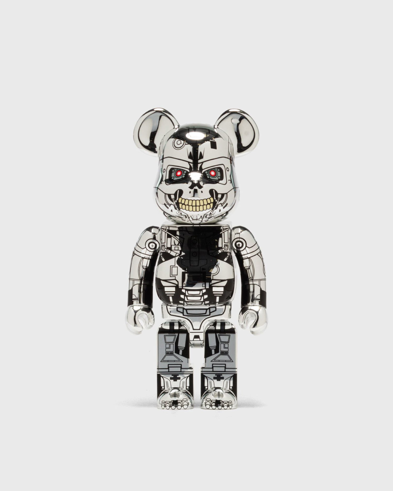 Zberateľské Medicom Toy Terminator 2 T-800 Endoskeleton Collectible Figure 400% Metalická | MED2437, 0