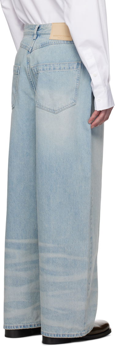 Džínsy WOOYOUNGMI WOOYOUNGMI Wide Washed Jeans Modrá | W251PT25, 2