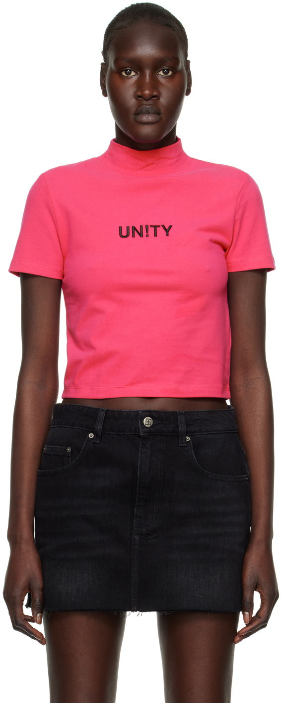 Crop Top Ksubi 'Unity' Crop T-Shirt Ružová | WPS23TE016, 0