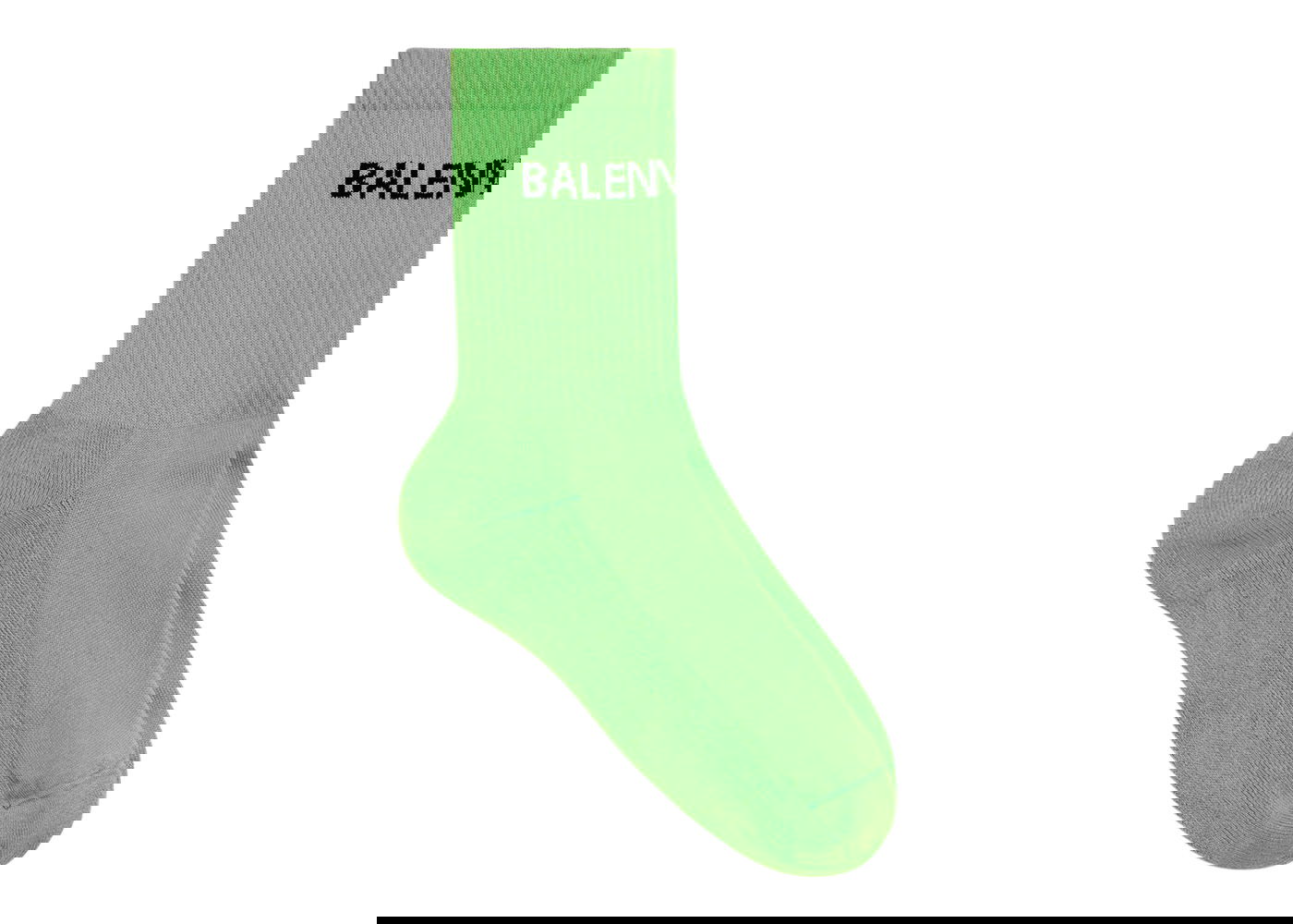 Ponožky Balenciaga Logo Socks Zelené | 585526479B03760, 0
