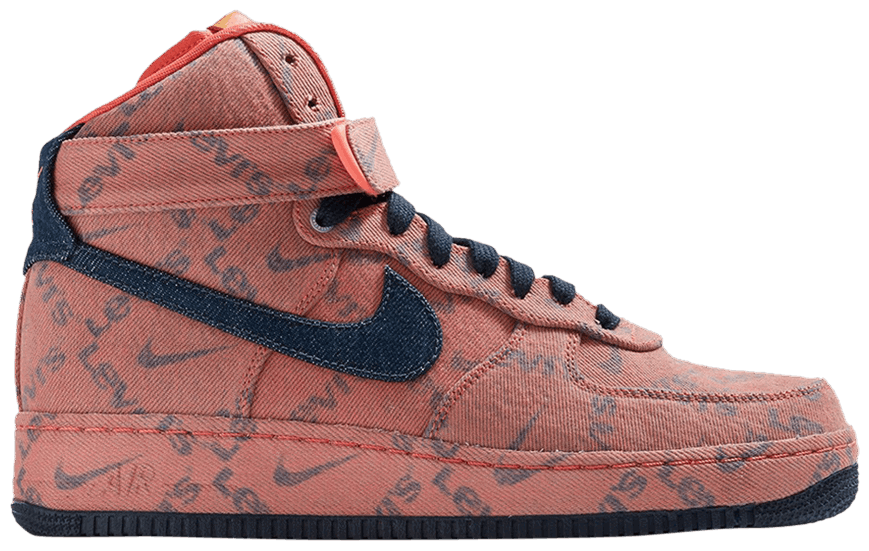 Tenisky a topánky Nike Air Force 1 High Levi's Exclusive Denim Ružová | CV0672-844, 0