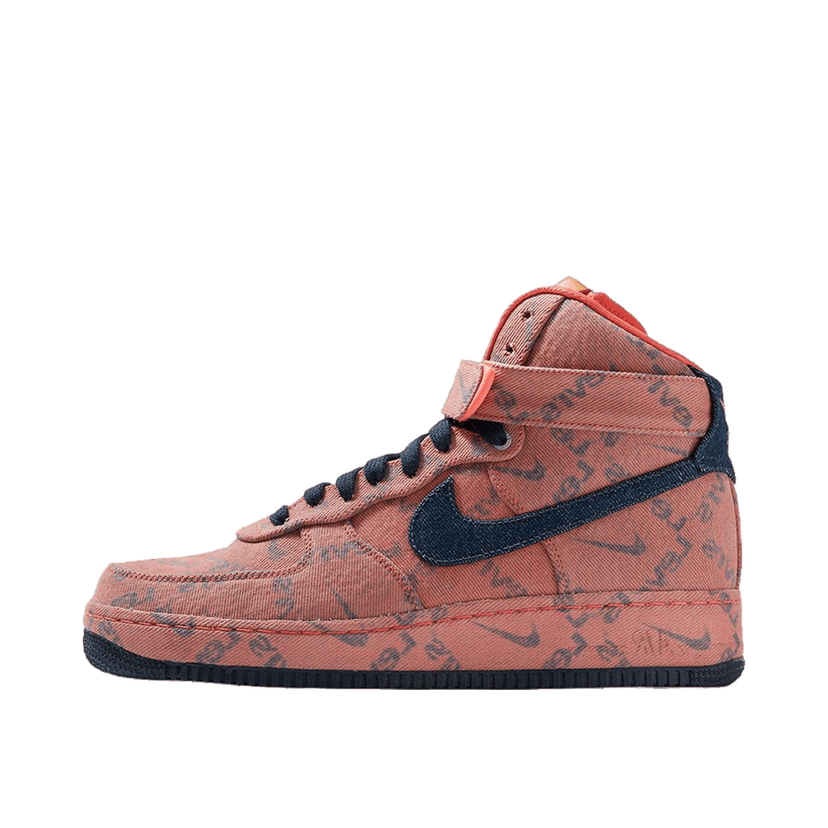 Tenisky a topánky Nike Air Force 1 High Levi's Exclusive Denim Ružová | CV0672-844