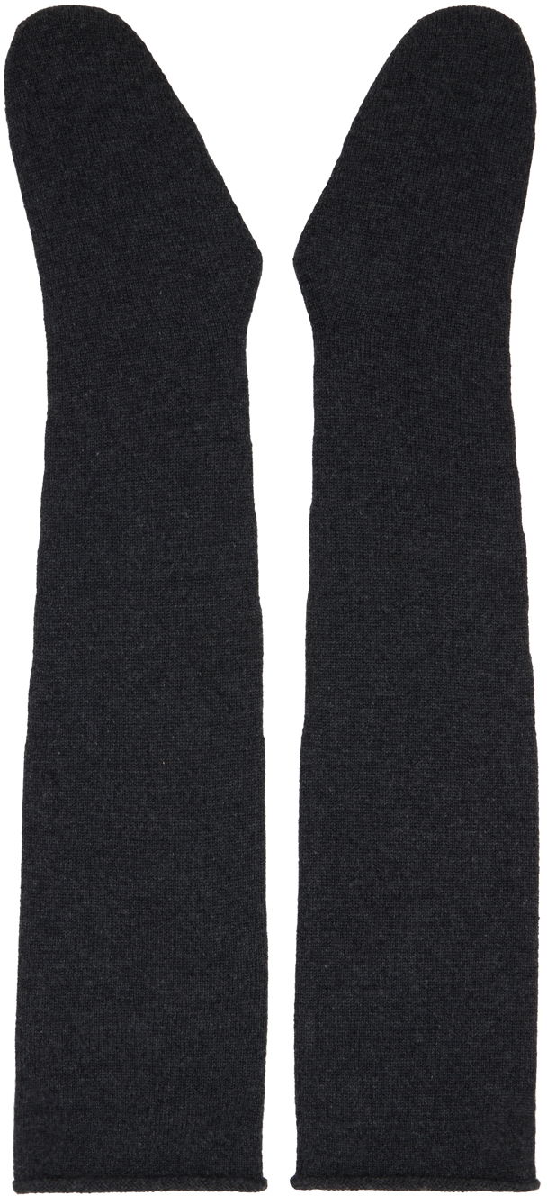Ponožky The Row Long Cashmere Mittens Čierna | 6774-F377, 0