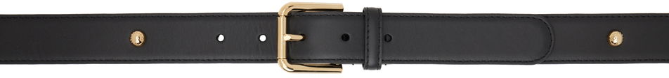 Opasok Dolce & Gabbana Black Hardware Belt Čierna | BE1521 AM681, 0