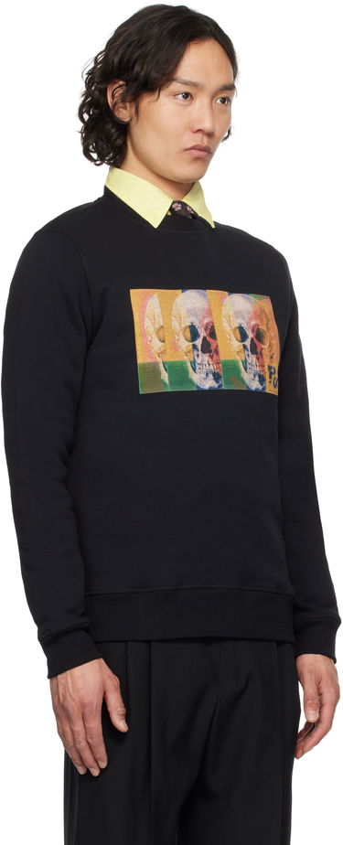 Mikina Paul Smith PS Paul Smith Skull Graphic Sweatshirt Čierna | M2R-191Z-PP4699-79, 1