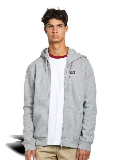 Mikina Dickies Oakport Zip Hoodie Šedá | DK0A4XD3GYM1