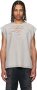Diesel S-Rub-SL Distressed Tank Top