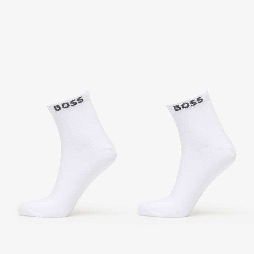 Ponožky BOSS Hugo Men-H-2P Sh Uni Cc Socks White Biela | 50491208-100