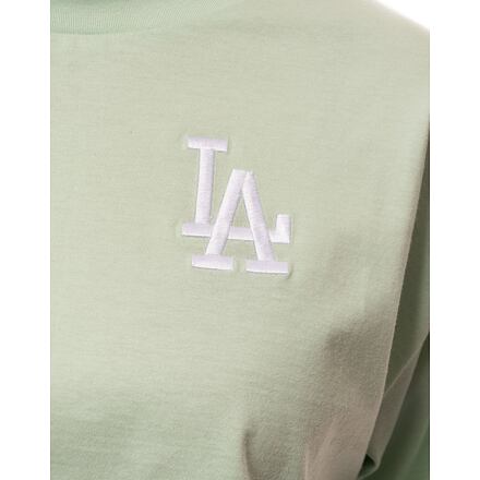 Crop Top New Era MLB Le Crop Tee Los Angeles Dodgers Fresh Zelené | 60435325, 1