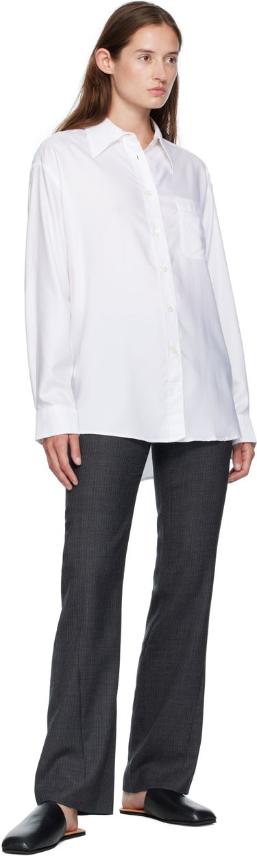 Nohavice OUR LEGACY OUR LEGACY Poise Pinstripe Trousers Šedá | W4254PS, 3