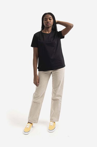 Tričko WOOLRICH Logo T-Shirt Čierna | CFWWTE0056FRUT2979, 1