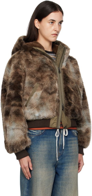 Bunda Andersson Bell Andersson Bell Vanessa Faux-Fur Jacket Hnedá | awa728w, 4