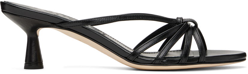 Oblečenie Aeyde Aeyde Abby Leather Mules Čierna | A11-HS-PRAR55ST141-SS25-800-007