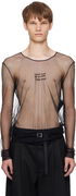 Ann Demeulemeester 'Angel Divine' Sheer Long Sleeve T-Shirt