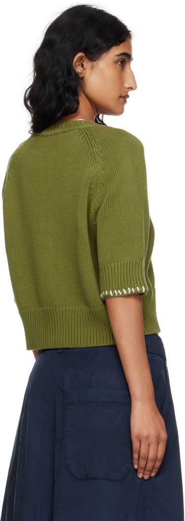Sveter YMC YMC Kwai Knit Cardigan Zelené | Q8YMA, 2
