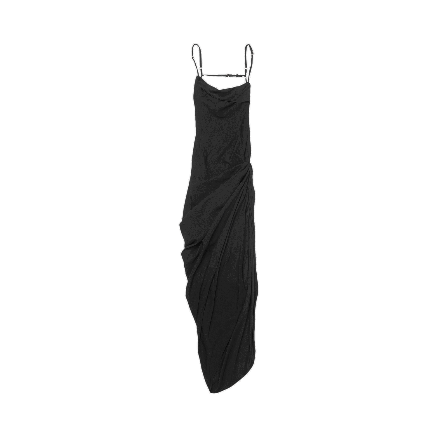 Šaty Jacquemus La Robe Saudade Longue Dress Čierna | 211DR001 1020 990, 0