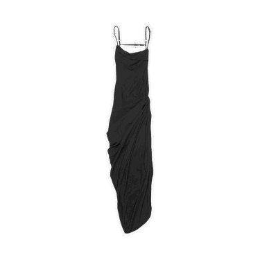 Šaty Jacquemus La Robe Saudade Longue Dress Čierna | 211DR001 1020 990, 0
