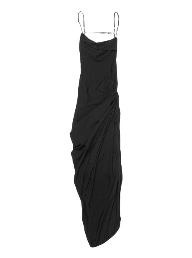 Šaty Jacquemus La Robe Saudade Longue Dress Čierna | 211DR001 1020 990
