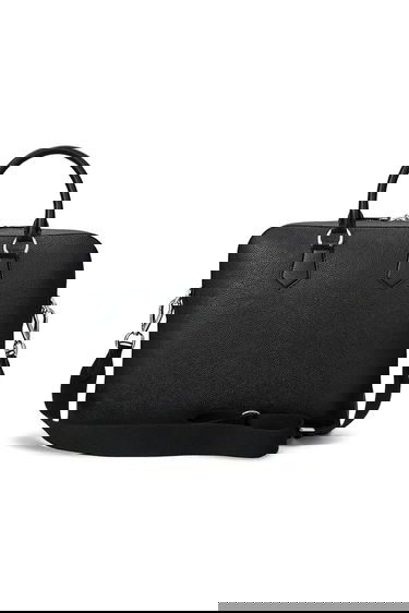 Batohy a tašky Polo by Ralph Lauren Polo Ralph Lauren Leather Briefcase Bag Čierna | 405962458, 2