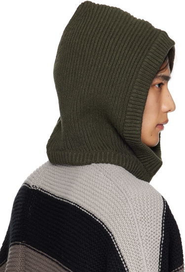 Klobúk Rick Owens Rick Owens Concordians Cashmere Knit Hood Zelené | RU02E1481 WSBR, 2