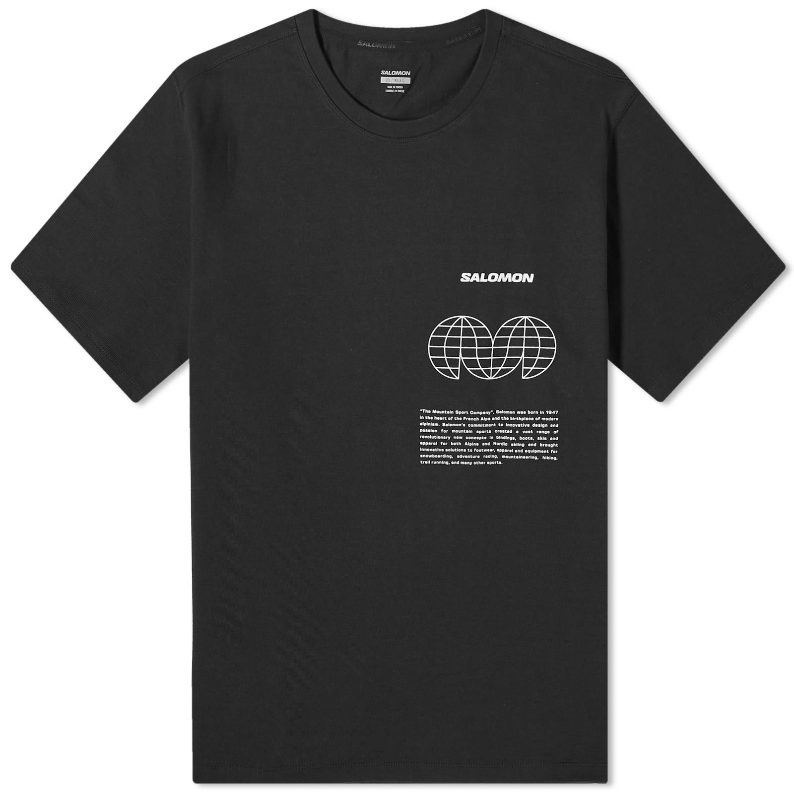 Men's Globe Graphic SS Tee Deep Black