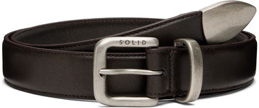 Opasok Solid Homme Leather Western Belt Hnedá | S253BE02, 0