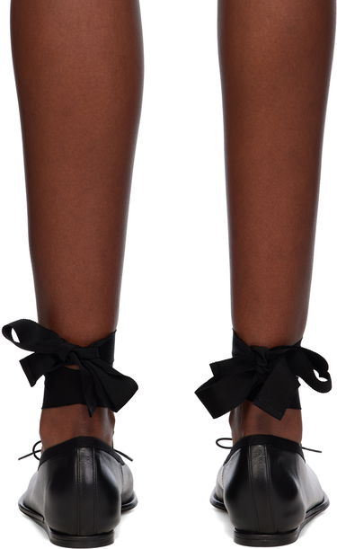 Oblečenie Simone Rocha Simone Rocha Heart Toe Ribbon Bow Ballerinas Čierna | RMP17B 0755, 1