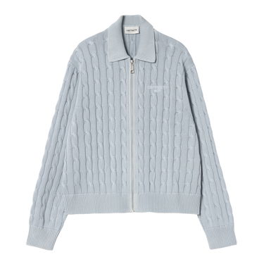 Sveter Carhartt WIP Women's Carter Cable Knit Sweater Jacket Modrá | I035180_5, 0