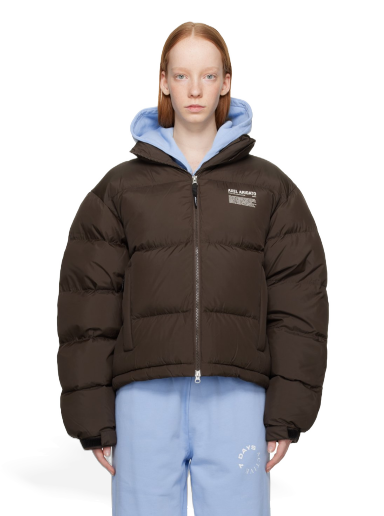 Prešívaná bunda AXEL ARIGATO Brown Observer Down Puffer Jacket Hnedá | A0192016