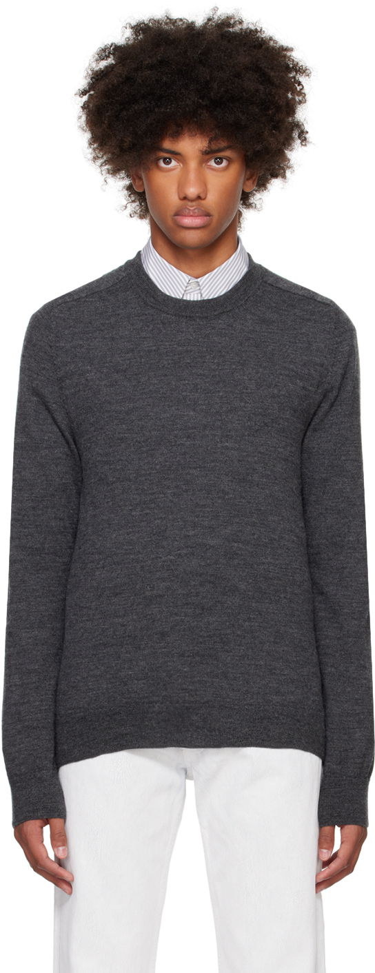 Sveter Maison Margiela Elbow Patch Sweater Šedá | S50HL0021 M13062, 0