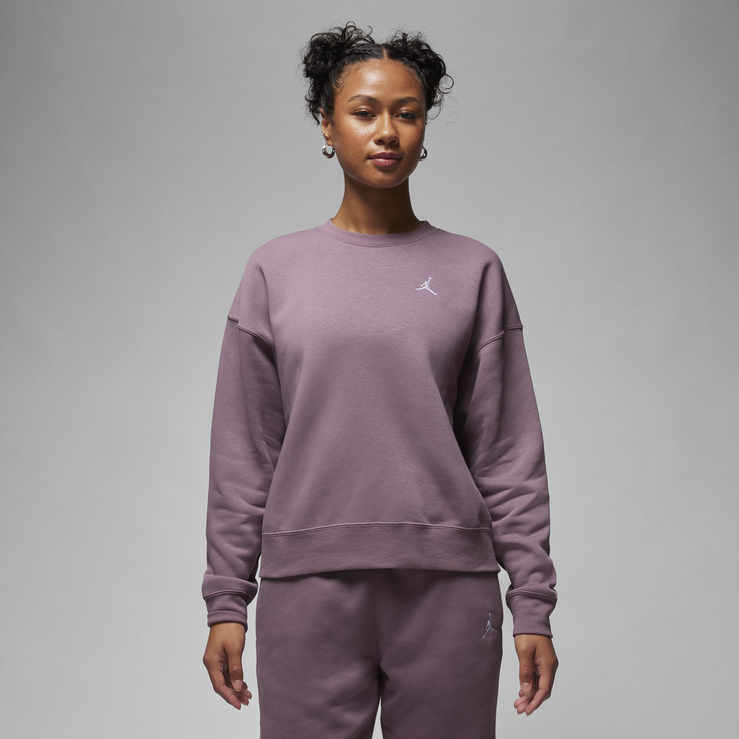 Mikina Jordan Brooklyn Fleece Crew-Neck Fialová | FN4491-508, 0