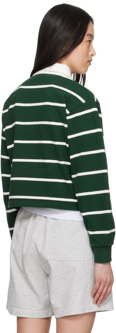 Polo tričko Sporty & Rich Sporty & Rich Serif Logo Rugby Polo Zelené | ST008606300GR51, 2